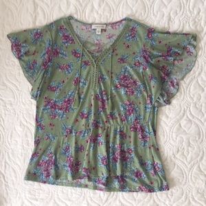 Vintage America floral blouse